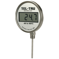 Tel-Tru Direct Thermometer, Digi-Tel 5" Case
